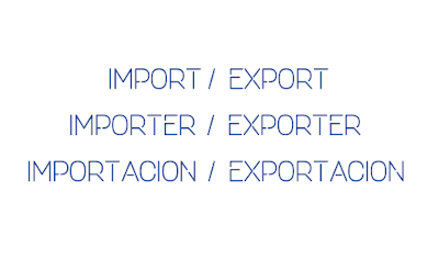 Import Export text